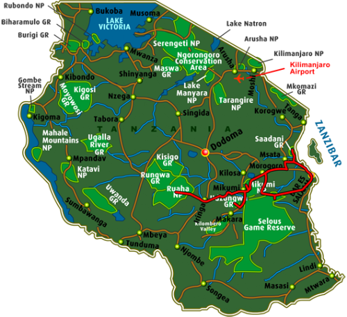 Map Best of the Southern Circuit (14 days)